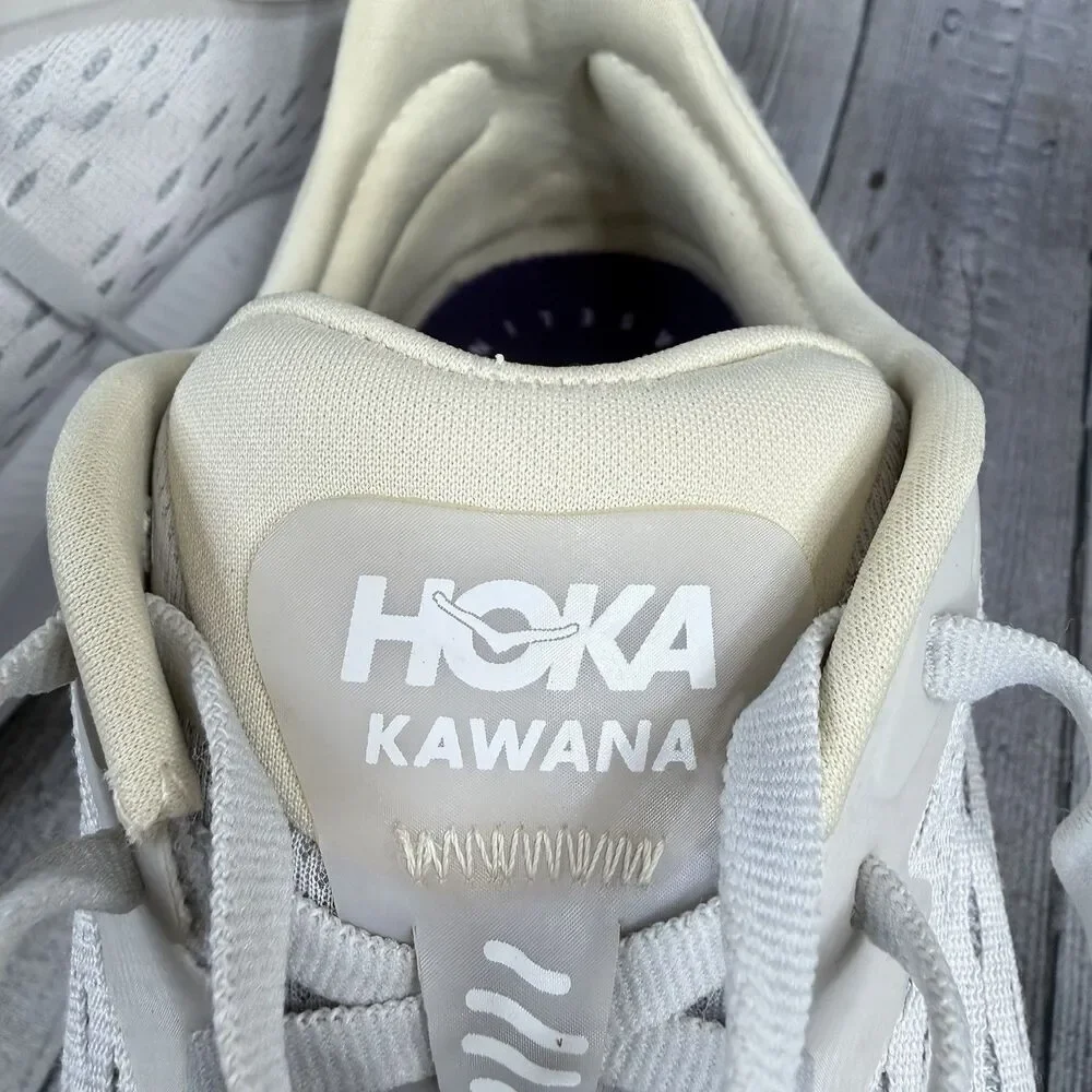 Hoka One One Kawana Women’s Sz 8 B Nimbus Cloud Ice White Running Shoes Sneakers
